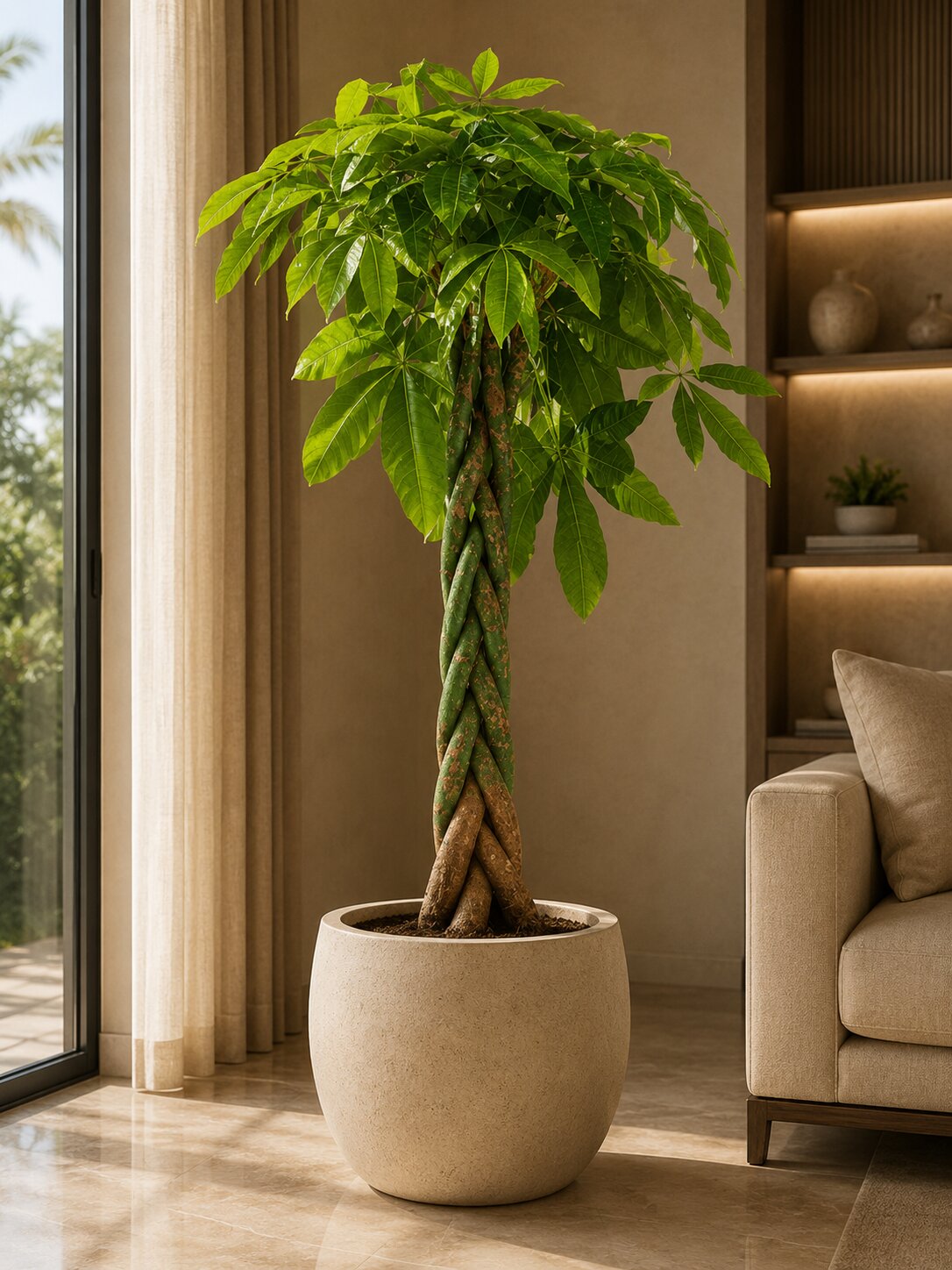 Braided Money Tree