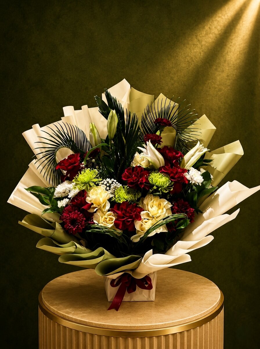 Crimson Elegance Bouquet