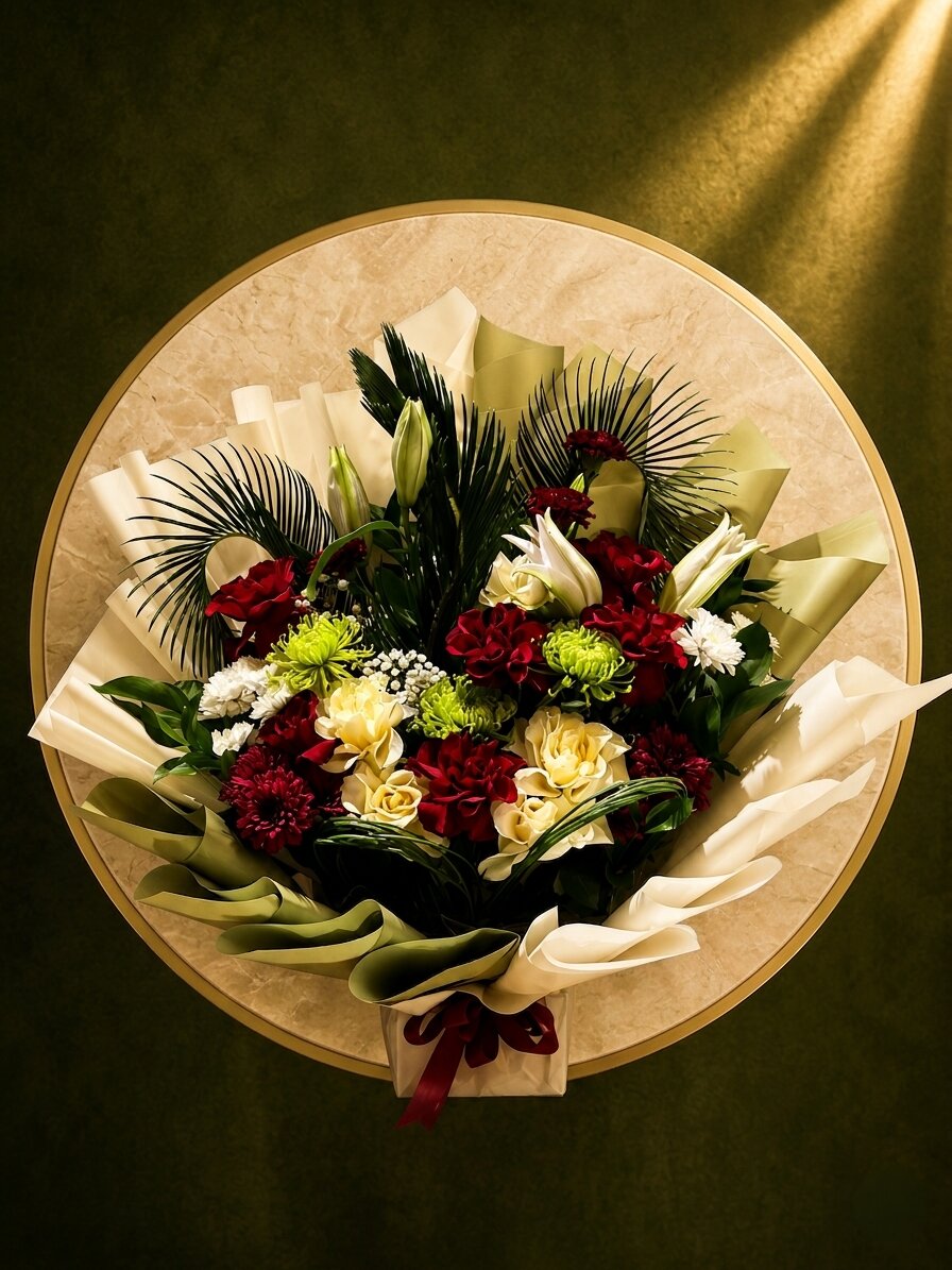 Crimson Elegance Bouquet