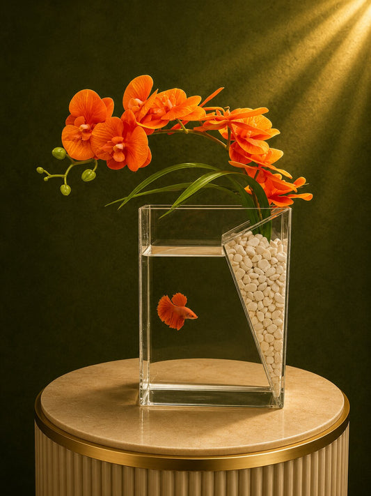 Solenne — Minimalist Glass Column Vessel