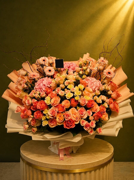 The Salmon rose premium peach rose
