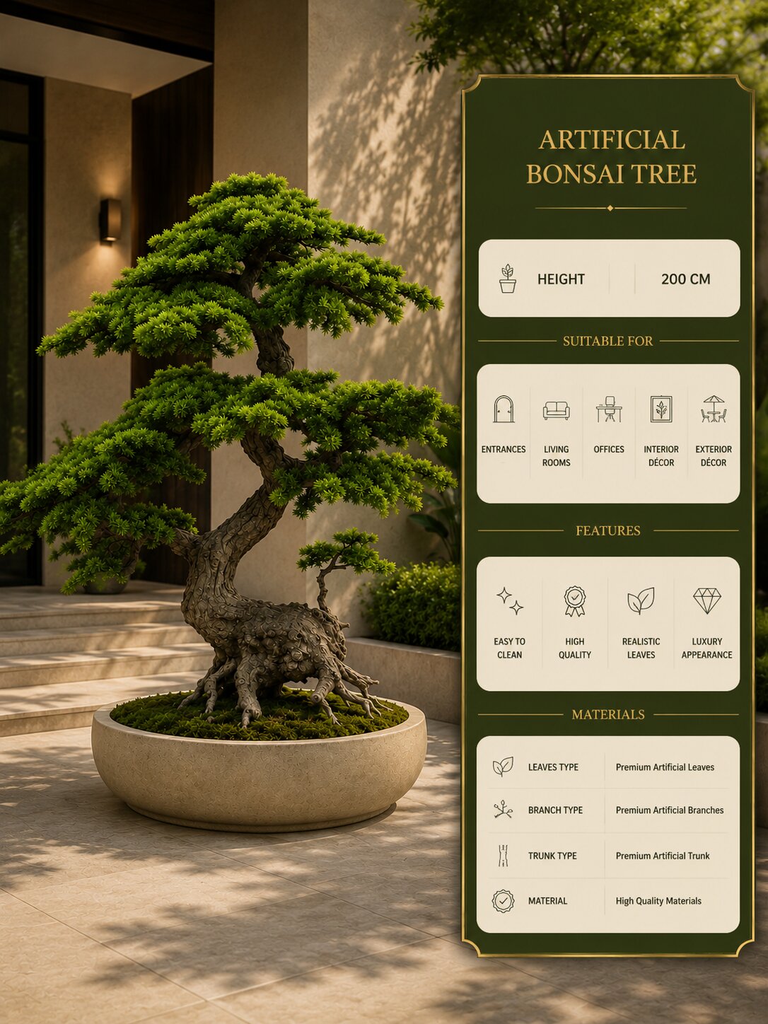 Velmont Artificial Bonsai Tree